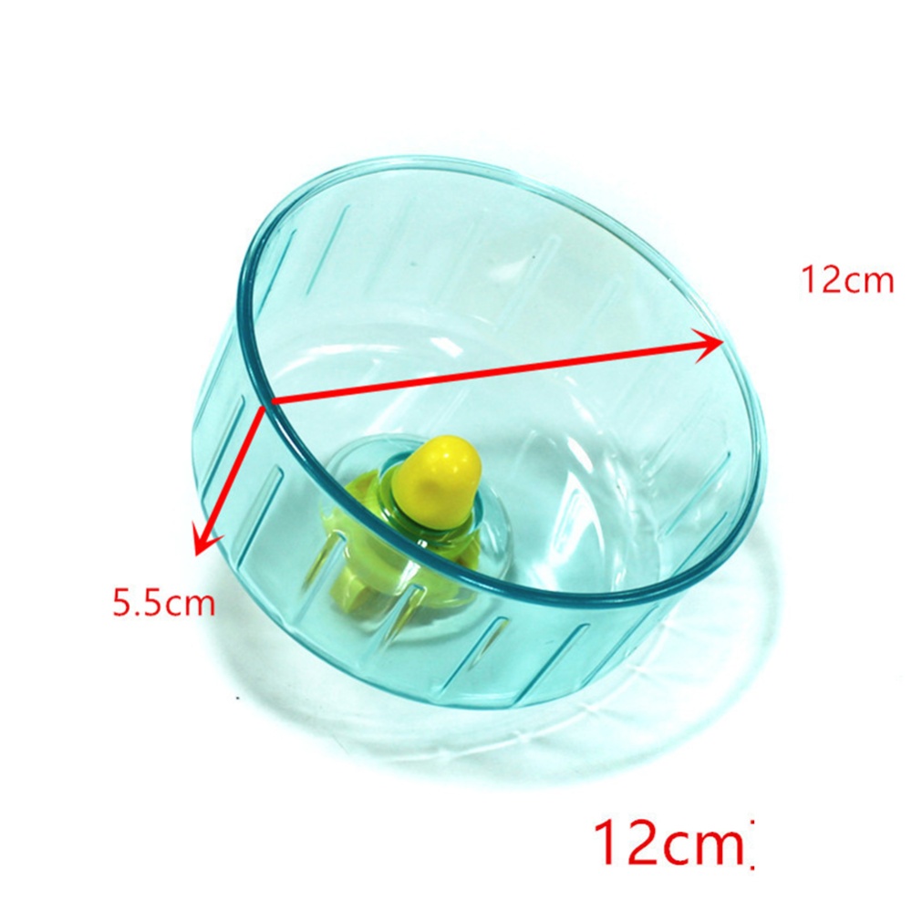 12cm Silent Running Wheel Hamster Seamless Round Roller Exercise Toy Pet Supply