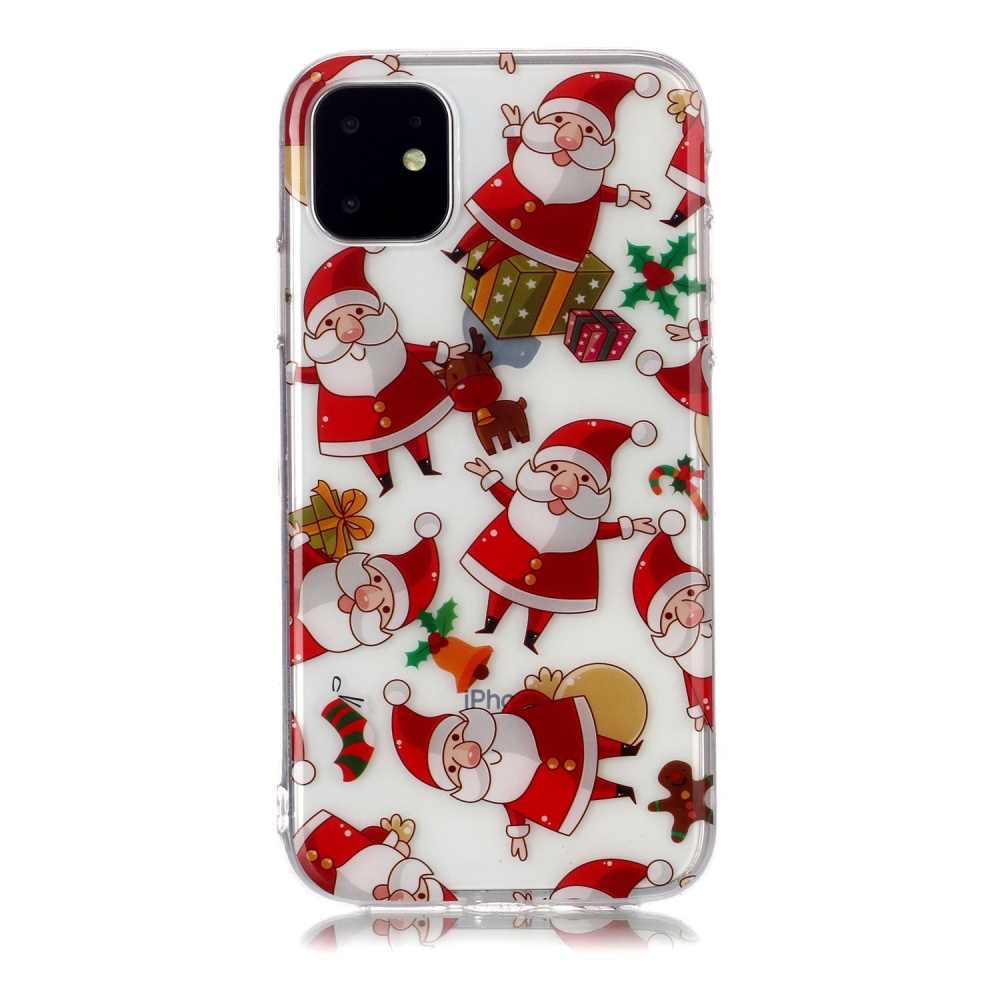 For Apple iPhone11 Mobile Shell Soft TPU Phone Case Smartphone Cover Elk Snow Series Pattern Protective - Image 2