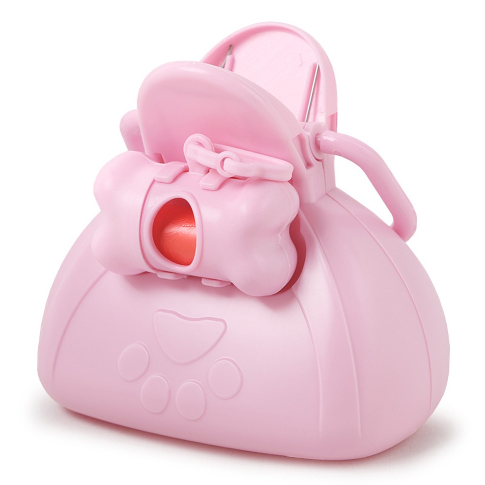 Pet Pooper Scooper for Dog Cat Outdoor Waste Cleaning Poop Remover Random Color L_Random colors