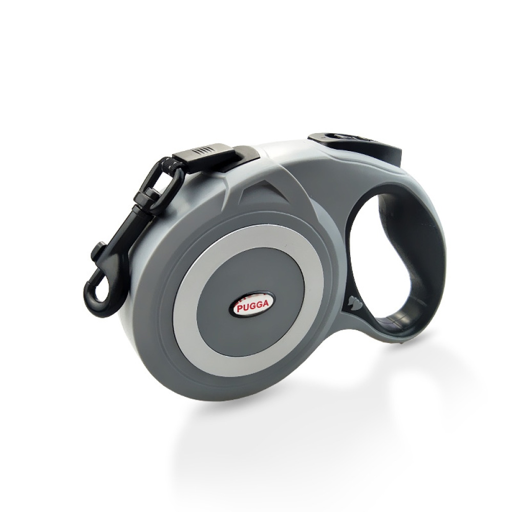 Retractable Reflective Pet Leash for Outdoor Medium Large Dogs Walking Leads gray_5m