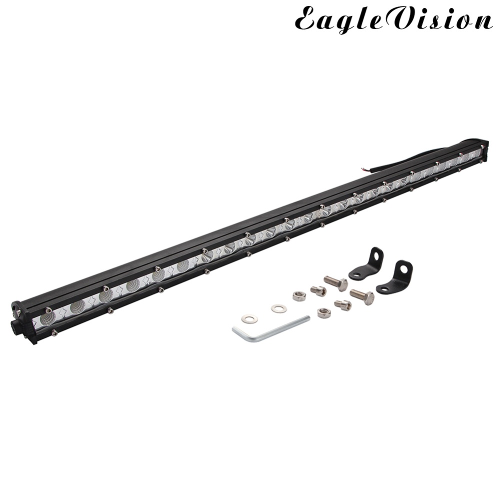 26inch 72w Slim LED Working Light Bar Single Row Driving Lamp (Spotlight + Floodlight) 26 inch