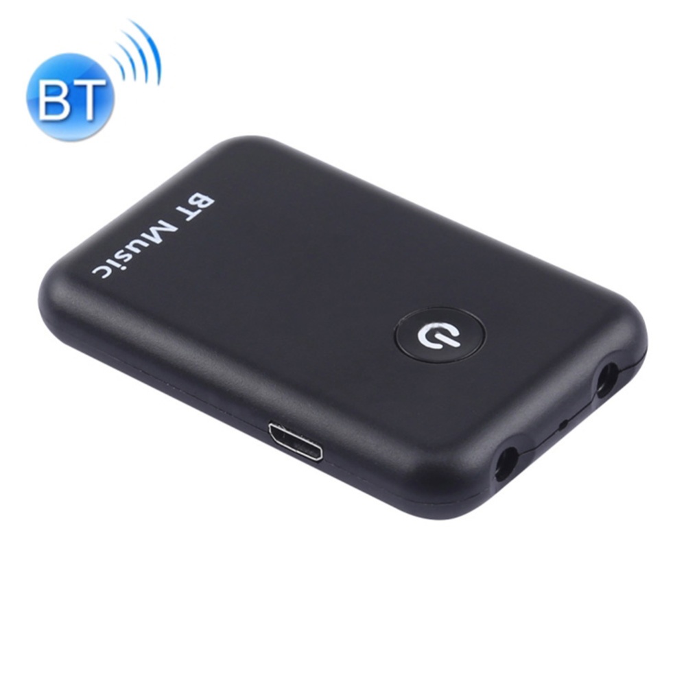 2 in 1 Bluetooth Transmitter and Receiver 3.5mm Wireless Audio Adapter for TV/Home Stereo System black - Image 2