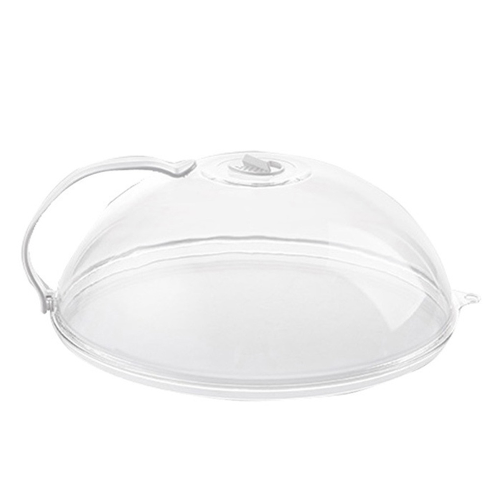 Anti-Sputtering Cover with Handle Heat Resistant Lid for Microwave Food Transparent