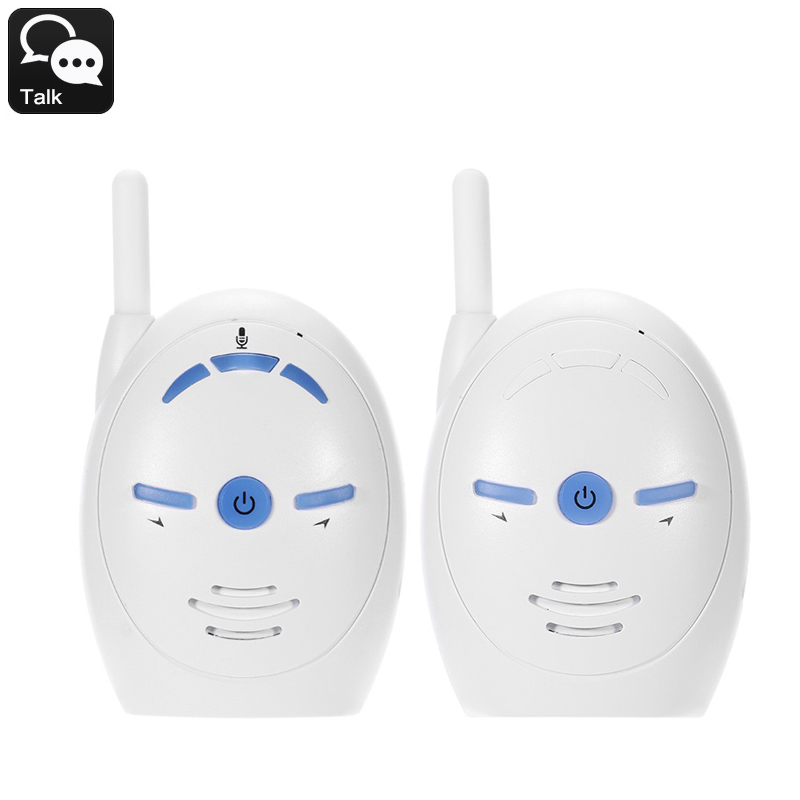 Baby Audio Monitor - 2.4GHz Wireless, Dual-Way Communication Support, Sensitive Mic And Speakers, Plug Play