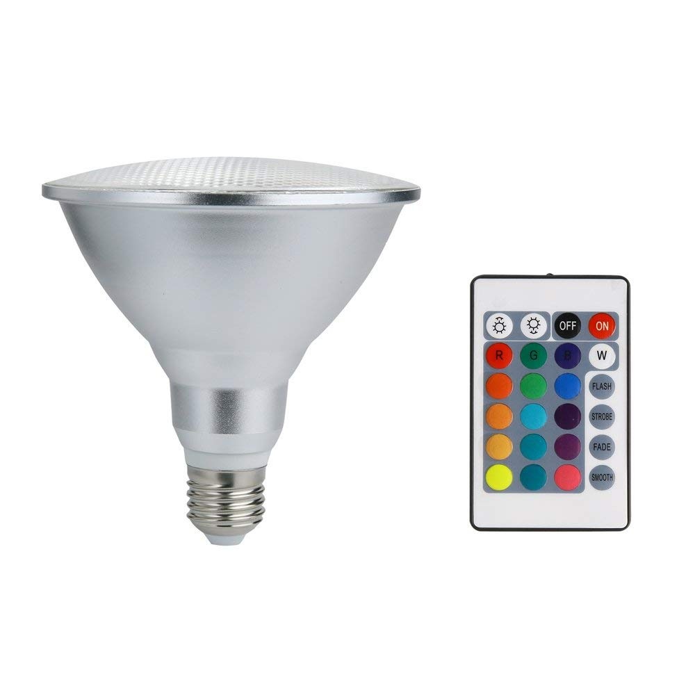 10W 20W Par30 Par38 LED RGB Spotlight Bulb Outdoors Water-Resistant Color Changing Magic - Image 3