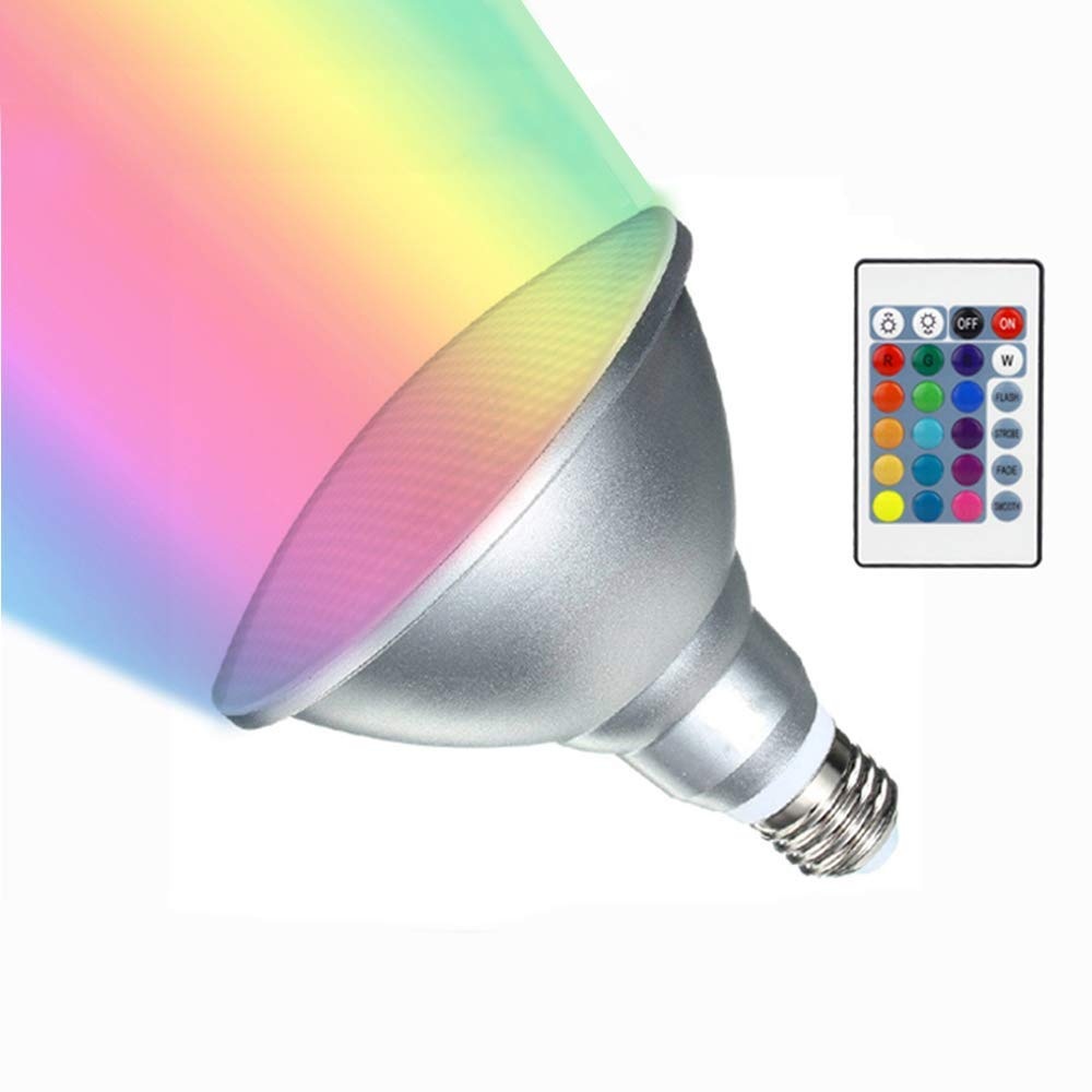 10W 20W Par30 Par38 LED RGB Spotlight Bulb Outdoors Water-Resistant Color Changing Magic - Image 2