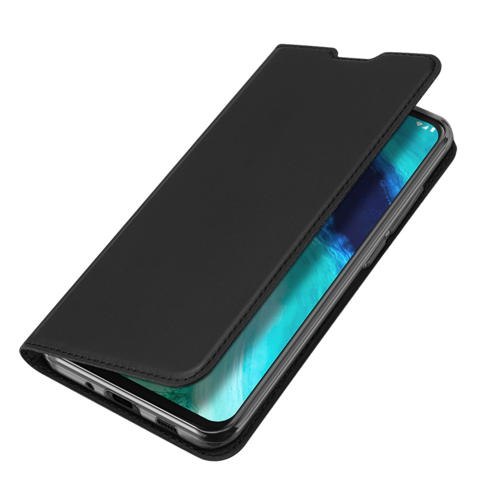 DUX DUCIS For Moto G8/G8 Power Leather Mobile Phone Cover Magnetic Protective Case Bracket with Cards Slot black_Moto G8 - Image 2