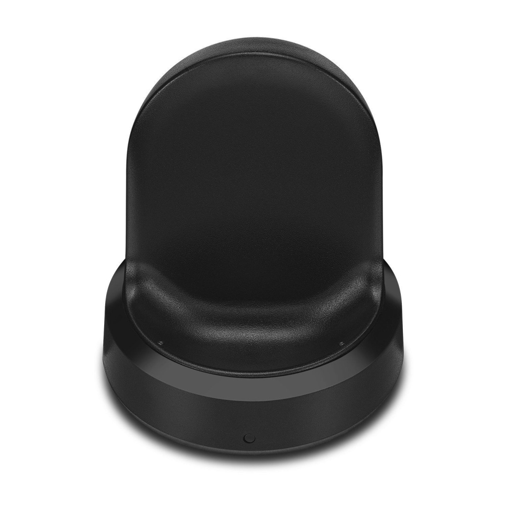 QI Standard Portable Fast Wireless Charging Dock Cradle Charger for Samsung Gear S3 Black - Image 2