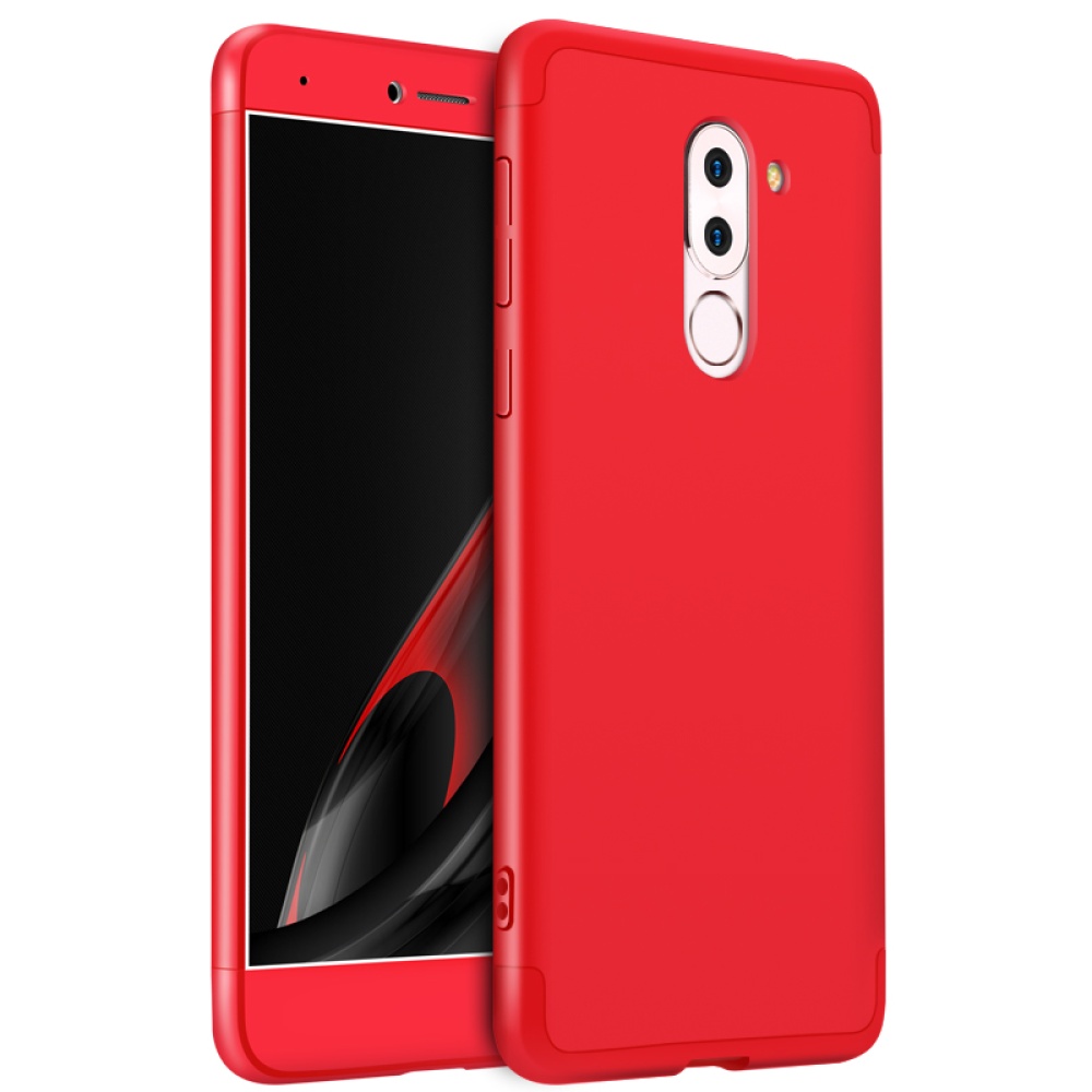 For HUAWEI Honor 6X/GR5 2017 3 in 1 Hybrid Hard Case Full Body 360 Degree Protection Back Cover Red black red - Image 2