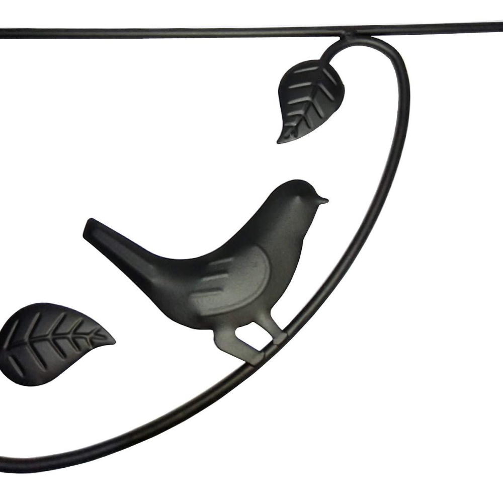 Hanging Plant Bracket Hook Iron Decorative Hanger for Flower Basket Bird Feeder Lanterns 2pcs - Image 2