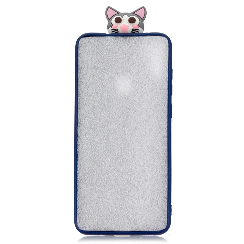 For Samsung A11 Soft TPU Back Cover Cartoon Painting Mobile Phone Case Shell with Bracket Licking pussy - Image 2