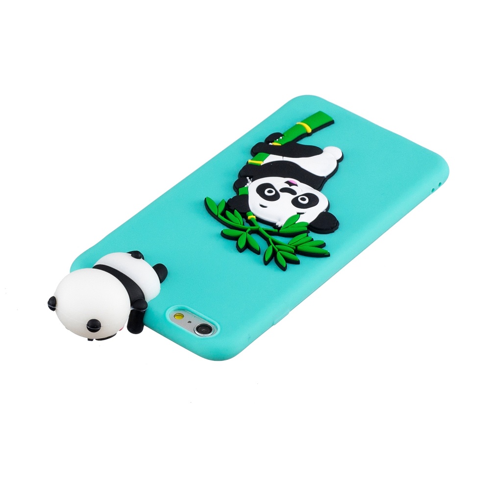 For iPhone 5/5S/SE/6/6S/6 Plus/6S Plus/7/8/7 Plus/8 Plus Phone Case 3D Cartoon Panda Bamboo Cellphone Back Shell Shockproof Smartphone Cover - Image 2