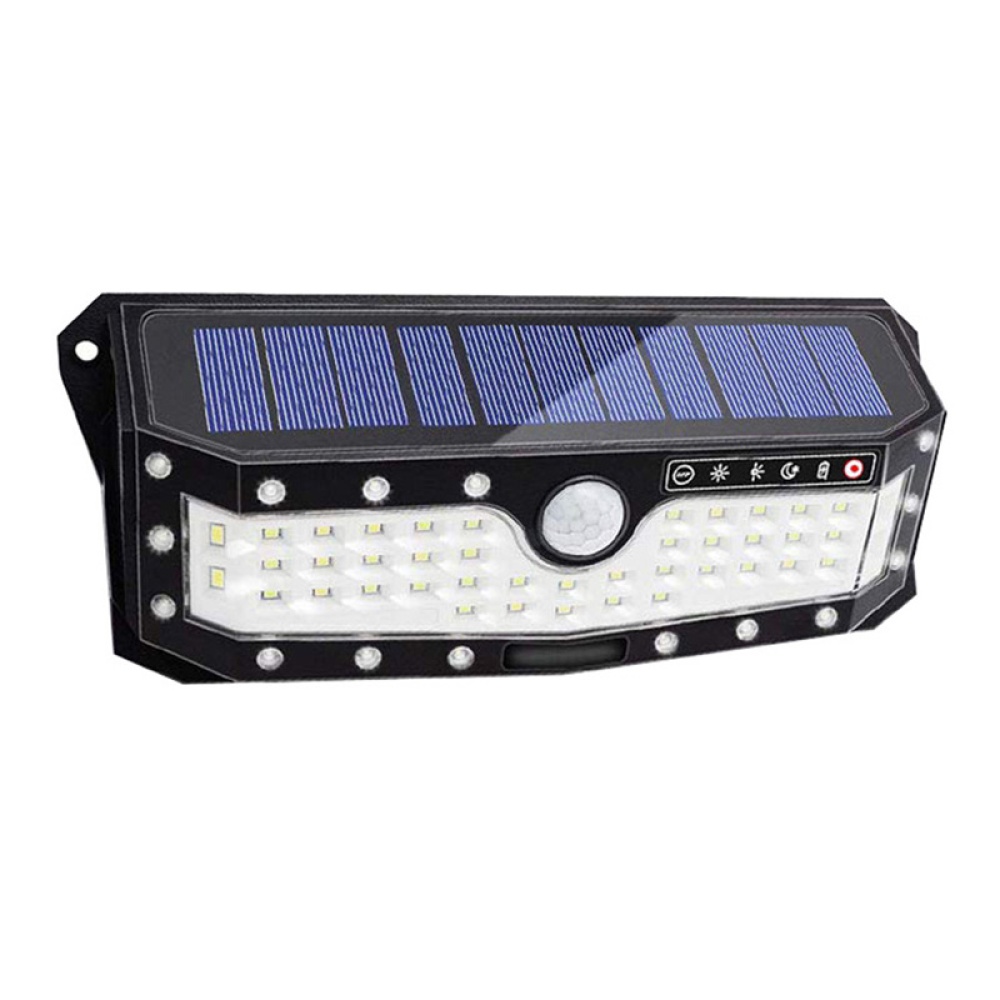 79LEDs Solar Lights Outdoor Motion Sensor Light USB Charge 3 Modes Lighting Garden Wall Lamp 79 lights black - Image 3