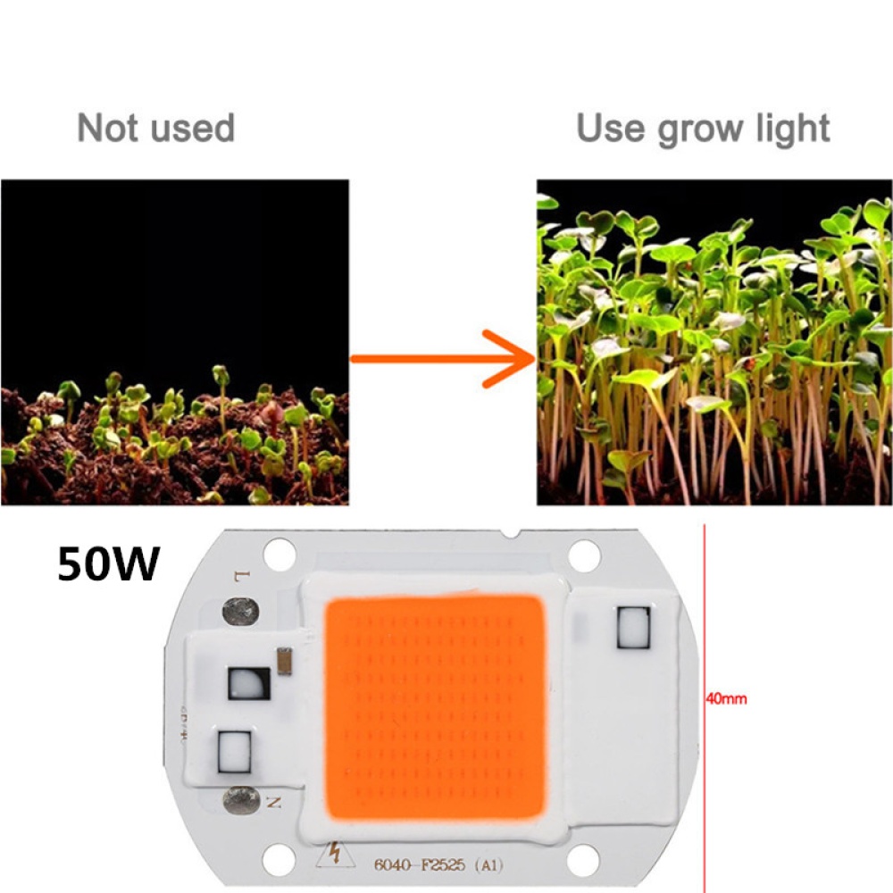 220V 50W Full Spectrum LED COB Chip Grow Light Plant Growing Lamp Bulb - Image 2