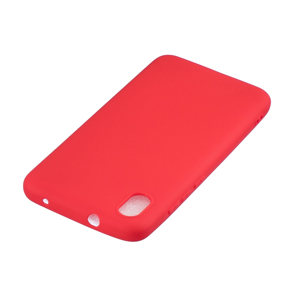 For Redmi 7A Lovely Candy Color Matte TPU Anti-scratch Non-slip Protective Cover Back Case red - Image 2