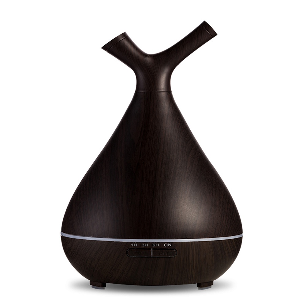 Wooden Style Branch Essential Oil Aroma Diffuser Air Freshener Humidifier Dark brown_U.S. regulations
