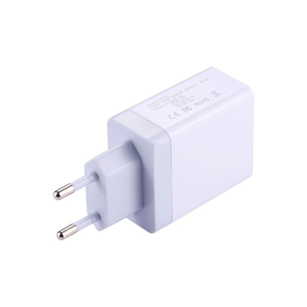 USB C PD Charger 29W Power Delivery Type c Wall with 2 Ports for iPhone Android American regulations white - Image 2