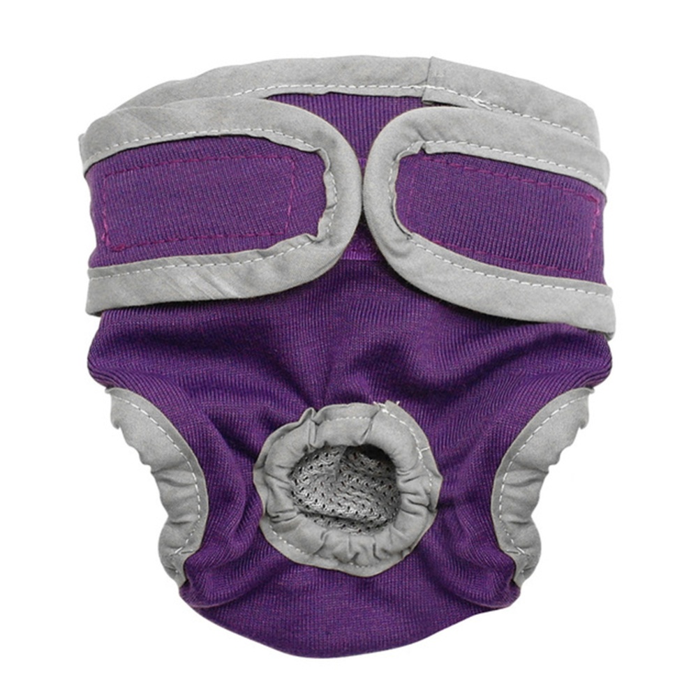Female Breathable Physiological Pants for Small Meidium Pets Dogs purple_M