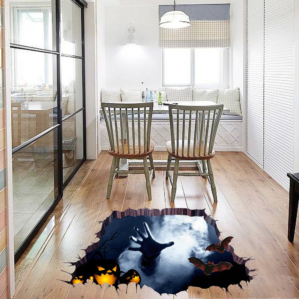 3D Scary Pattern Wall Sticker for Halloween Floor Surface Decoration AFH1101L - Image 3