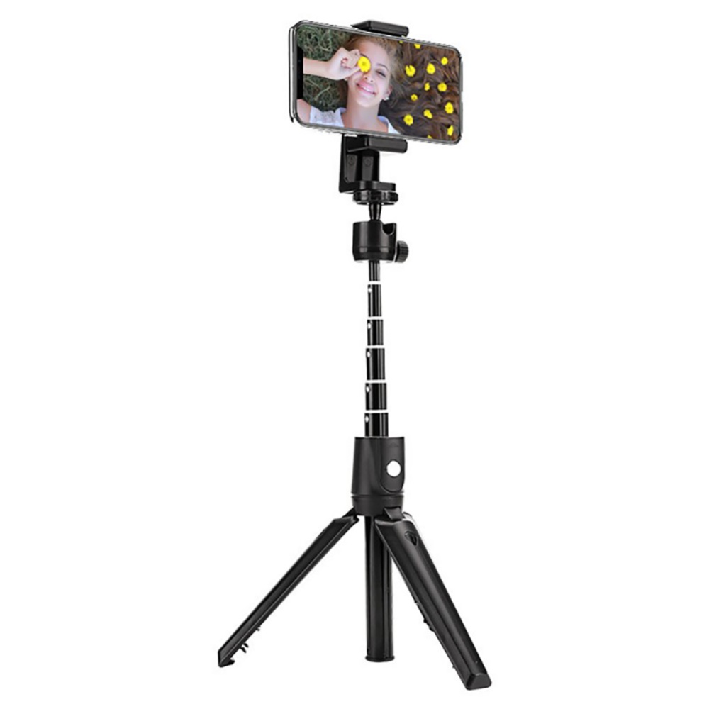 Portable K20 Tripod Handheld Self-timer Bluetooth Android / iOS Mobile Phone Universal Live Selfie Stick for Travel - Image 2