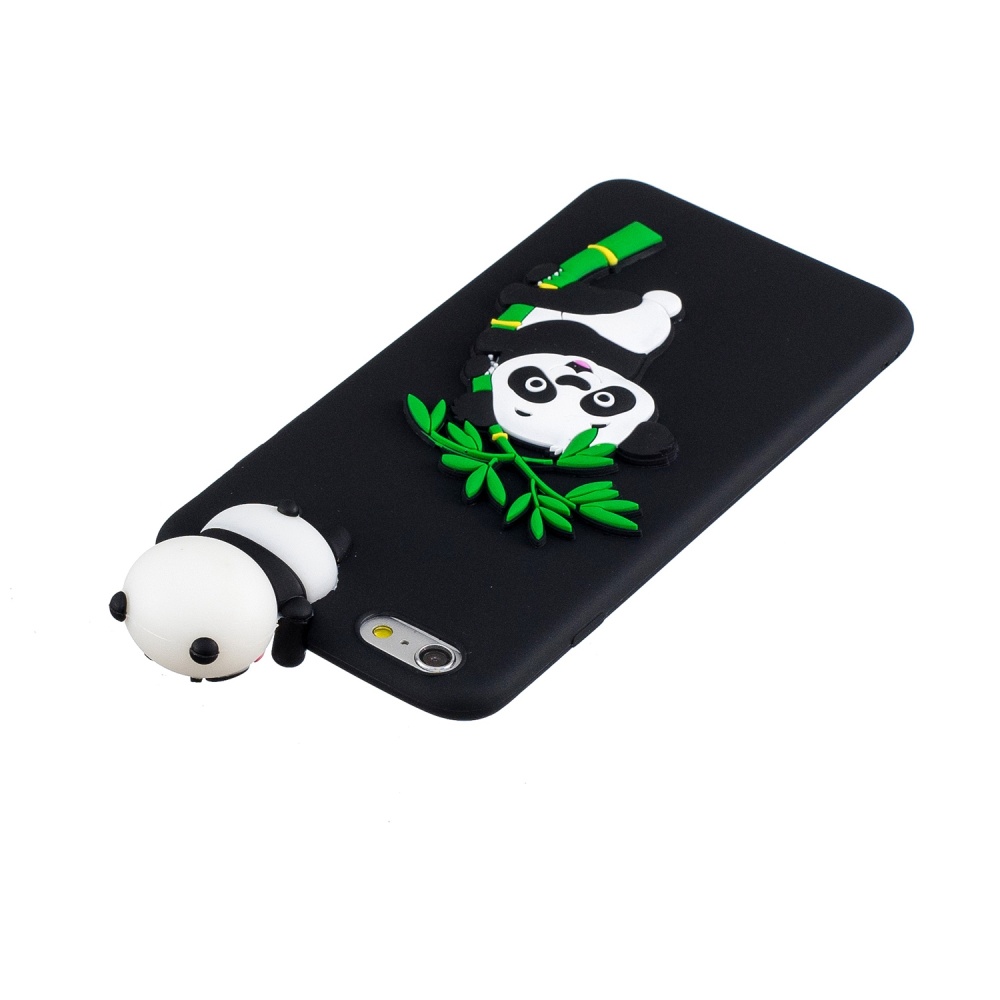 For iPhone 5/5S/SE/6/6S/6 Plus/6S Plus/7/8/7 Plus/8 Plus Phone Case 3D Cartoon Panda Bamboo Cellphone Back Shell Shockproof Smartphone Cover - Image 2