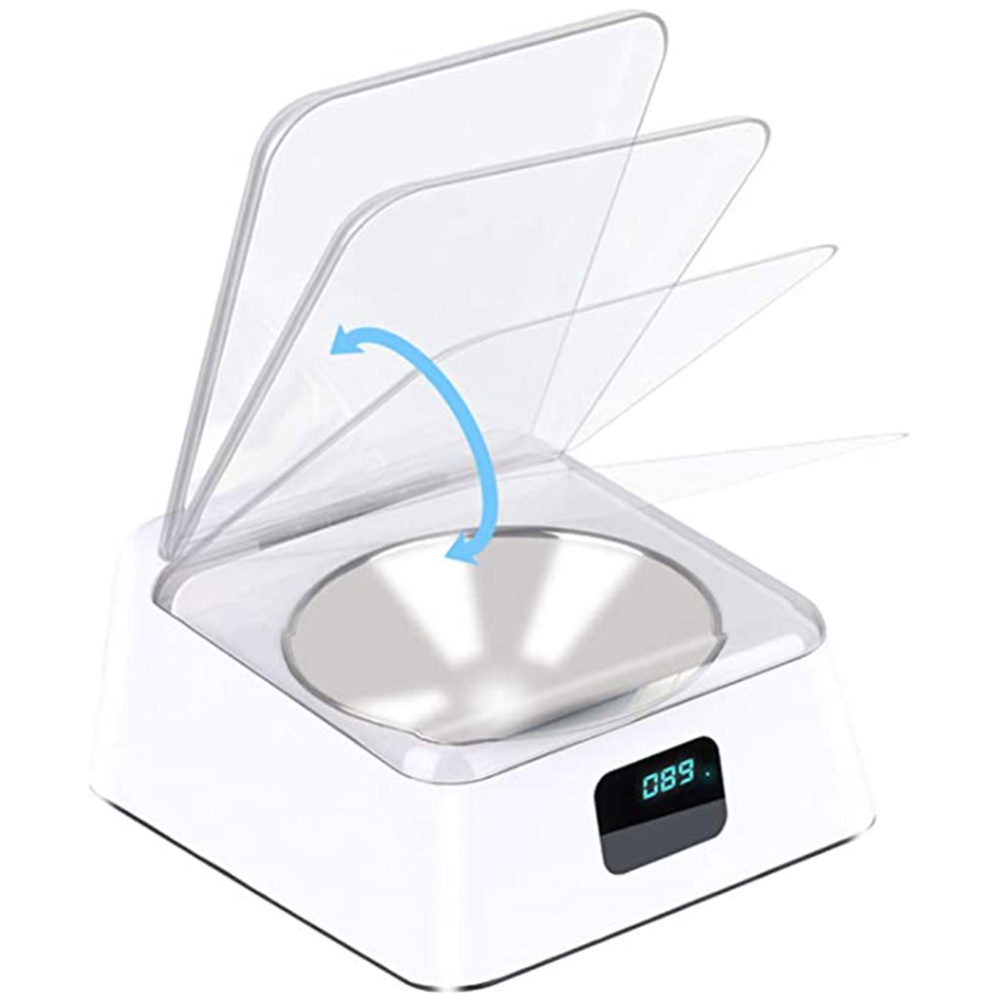 Pet Cat Dog Feeding Bowl Infrared Sensor Automatic Open Anti-mite Anti-Mouse Moisture-proof Smart Feeder white_Section A - Image 3