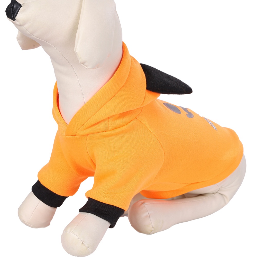 Halloween Pet Clothes Cat Dog Festival Cosplay Autumn Winter Two Legged Costume yellow_L - Image 3