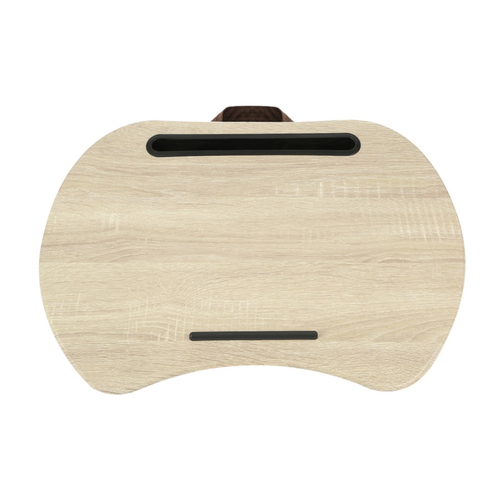 Portable Laptop Desk Tray Outdoor Learning Lazy Tables Stand Holder for Bed Sofa Beige