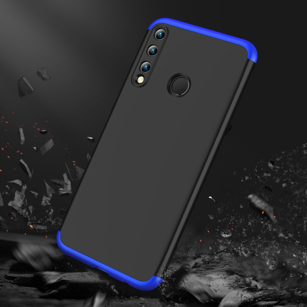 For HUAWEI P40 Lite E Mobile Phone Cover 360 Degree Full Protection Case Blue black blue - Image 2