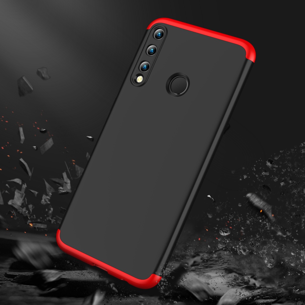 For HUAWEI P40 Lite E Mobile Phone Cover 360 Degree Full Protection Case Red black red - Image 2