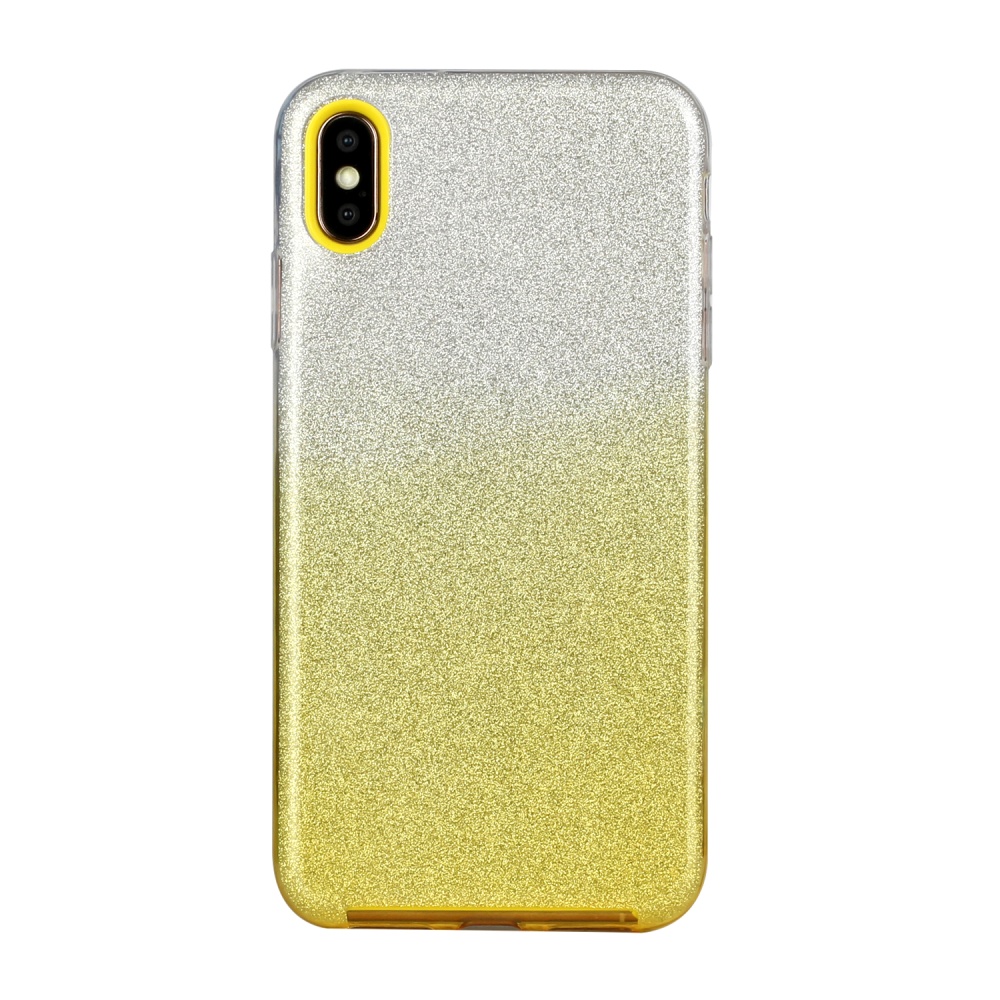 for HUAWEI Y5 2019/HONOR 8S/Y5/PSmart/honor 10 LITE Phone Case Gradient Color Glitter Powder Cover with Airbag Bracket yellow - Image 2