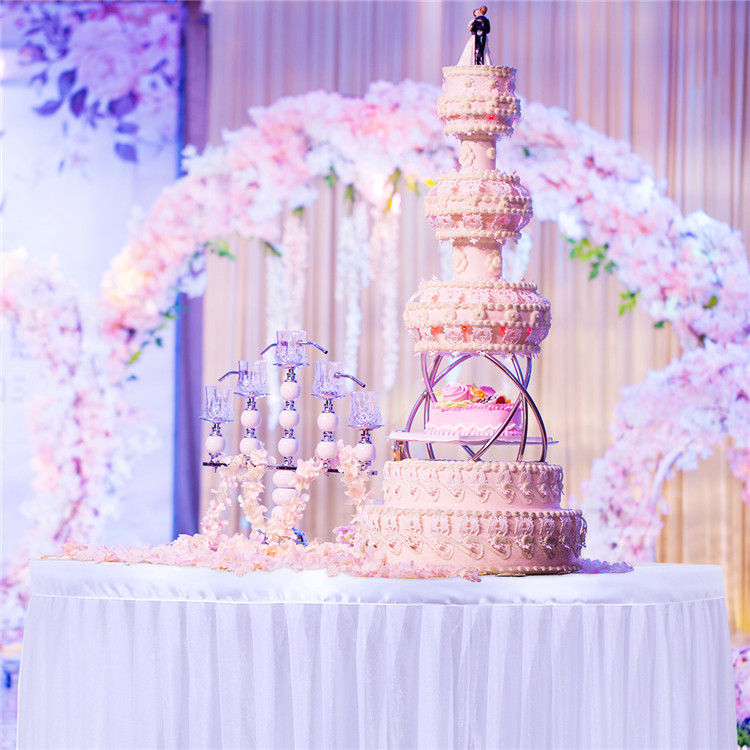 High-end Stretch Yarn Elegant Mesh Fluffy Tutu Table Skirt for Party Wedding Birthday Home Decoration - Image 2