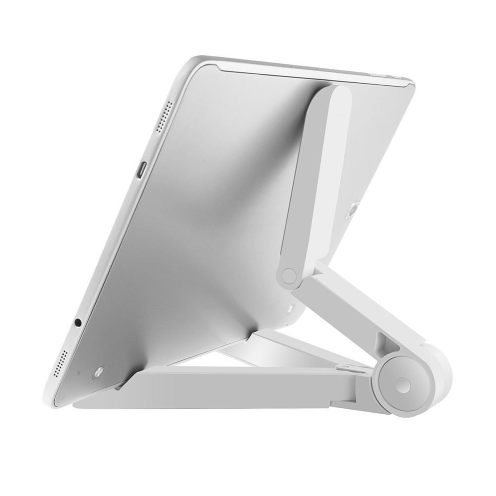 Vertical Adjustable Fold-up Stand Universal Flexible 180 Degree Multi-angle Portable Bracket for Tablet Computers Phone black - Image 2