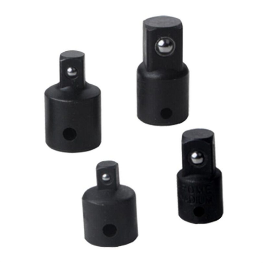 4Pcs/Set Socket Ratchet Converter Adapter Reducer Car Bicycle Garage Repair Tools for Mechanics Engineers Carpenters DIY Tool Supplies black - Image 3