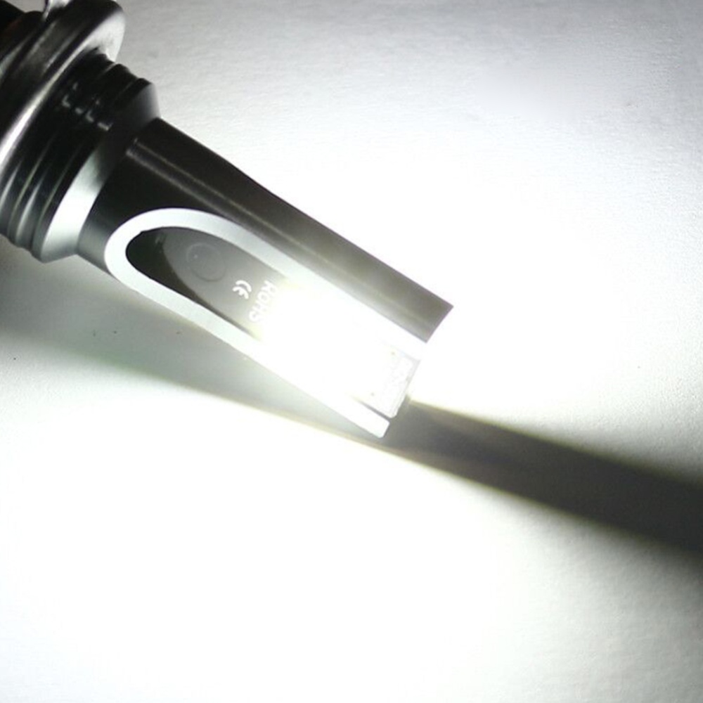 2pcs Car LED Headlamps Aluminium Alloy Fog Lights H8 H11 3030 12led High Power Headlights White_H8 /