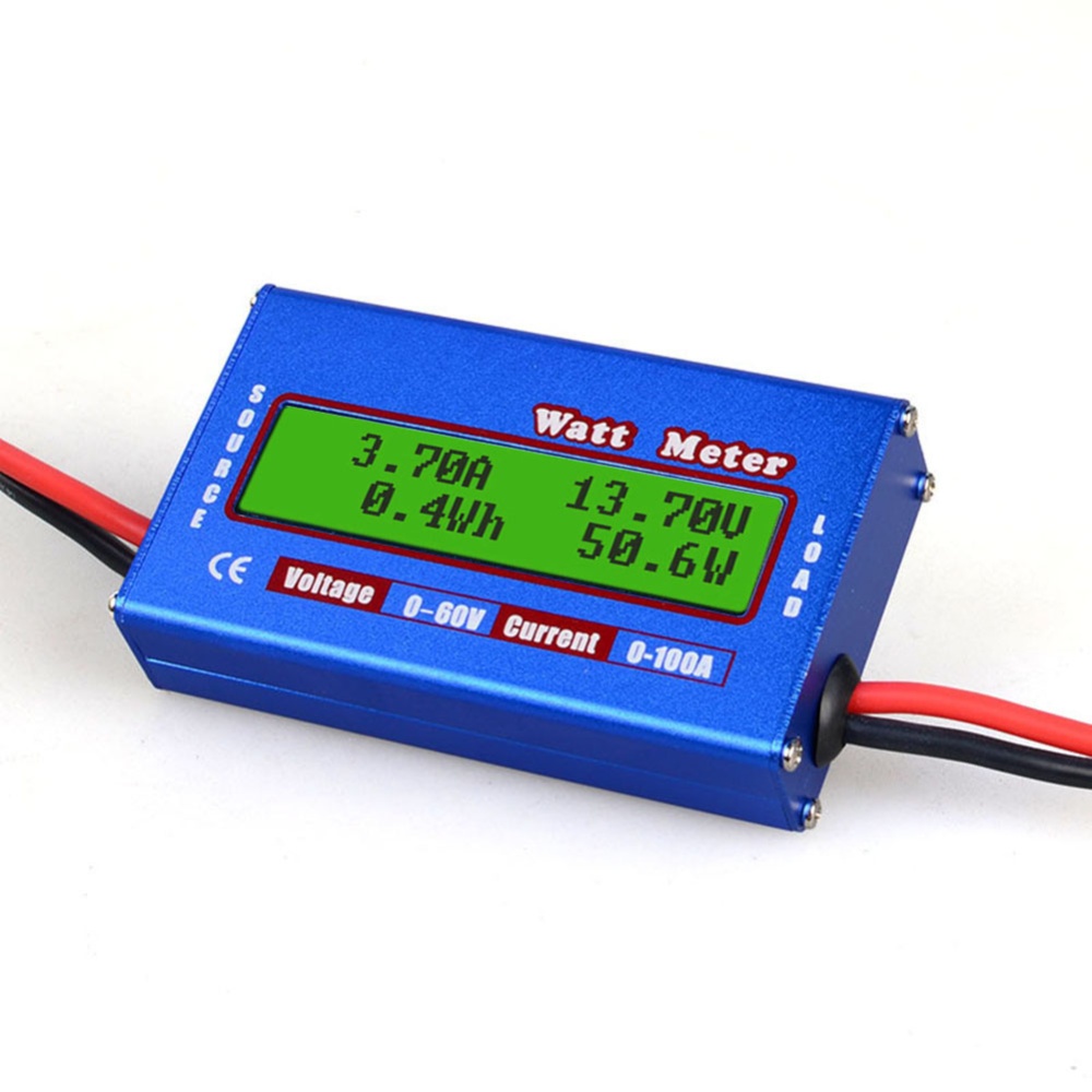 Blue DC 60V 100A Balance Voltage Battery Power Analyzer RC Watt Meter Checker Professional Balancer Charger Tools default - Image 3