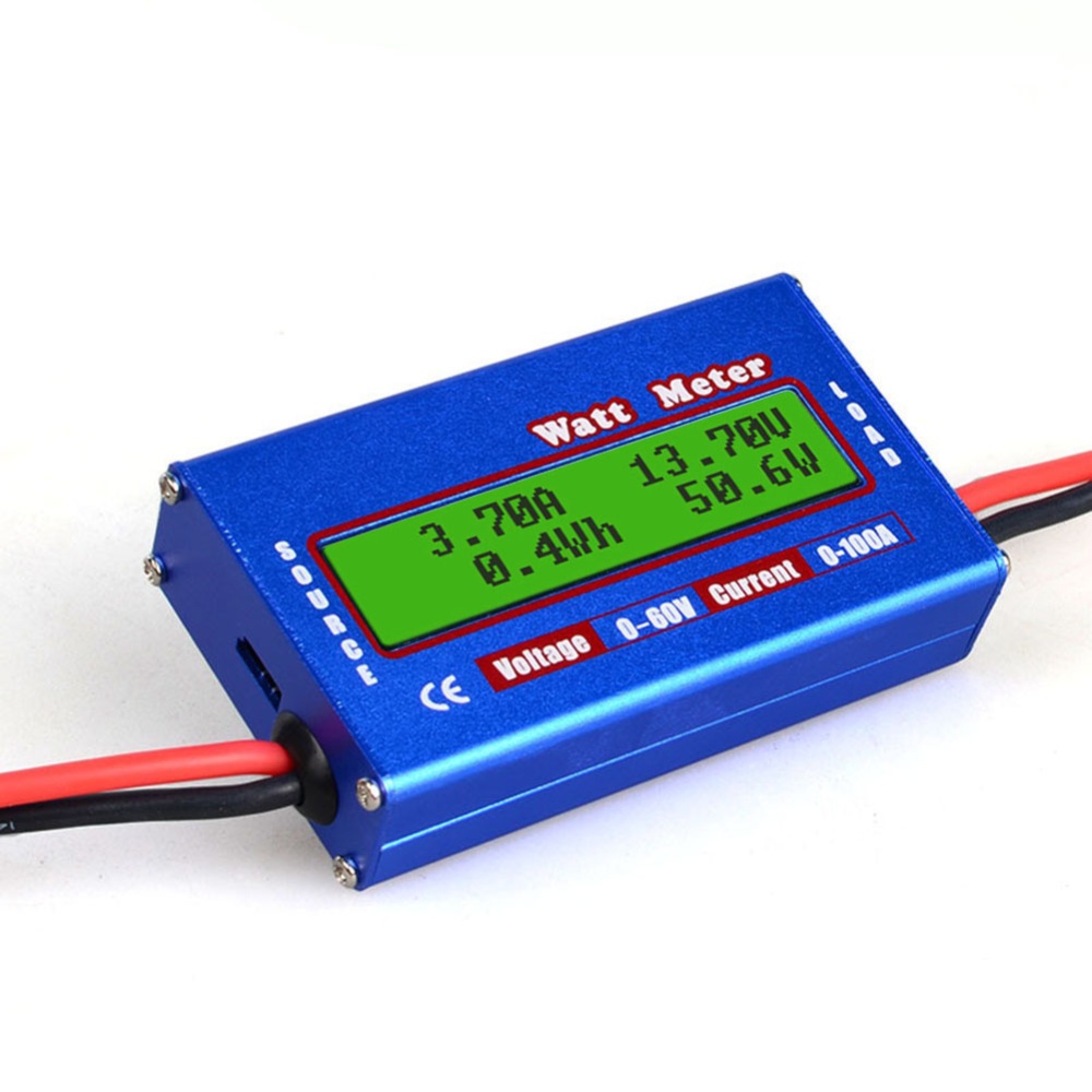 Blue DC 60V 100A Balance Voltage Battery Power Analyzer RC Watt Meter Checker Professional Balancer Charger Tools default - Image 2