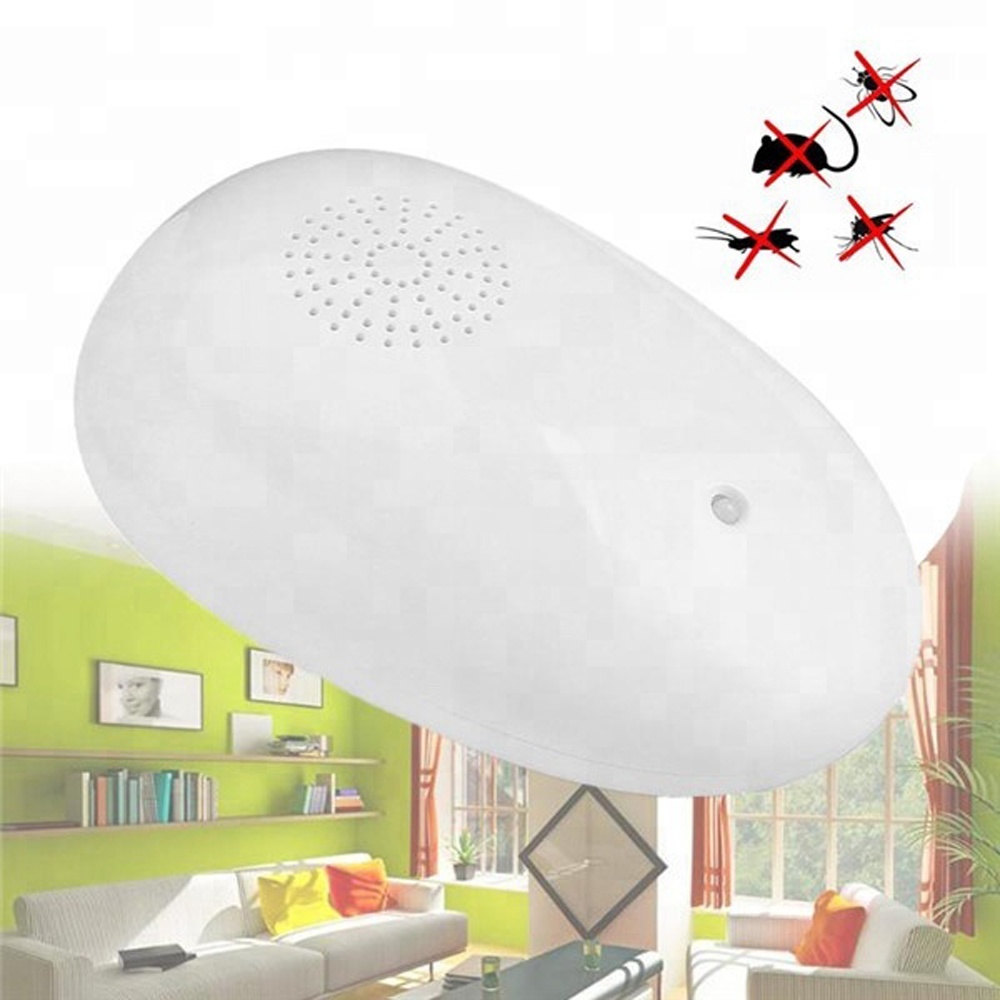 810 Safe Harmless Ultrasonic Indoor Electronic Insect Repellent Device for Mice Mosquitoes white_British regulatory