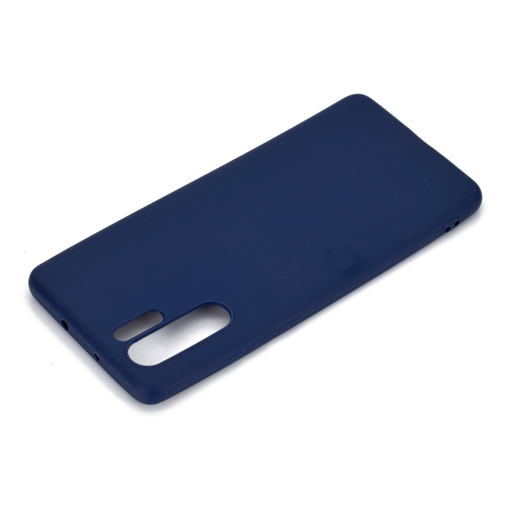 HUAWEI P30 pro Lovely Candy Color Matte TPU Anti-scratch Non-slip Protective Cover Back Case Navy - Image 2