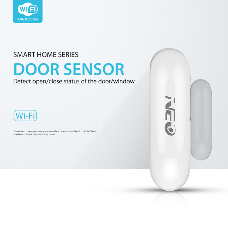 WiFi Door and Window Sensor - IP56 Waterproof, 2.4G Wireless, 45m Range, APP Support, Easy Set Up - Image 2
