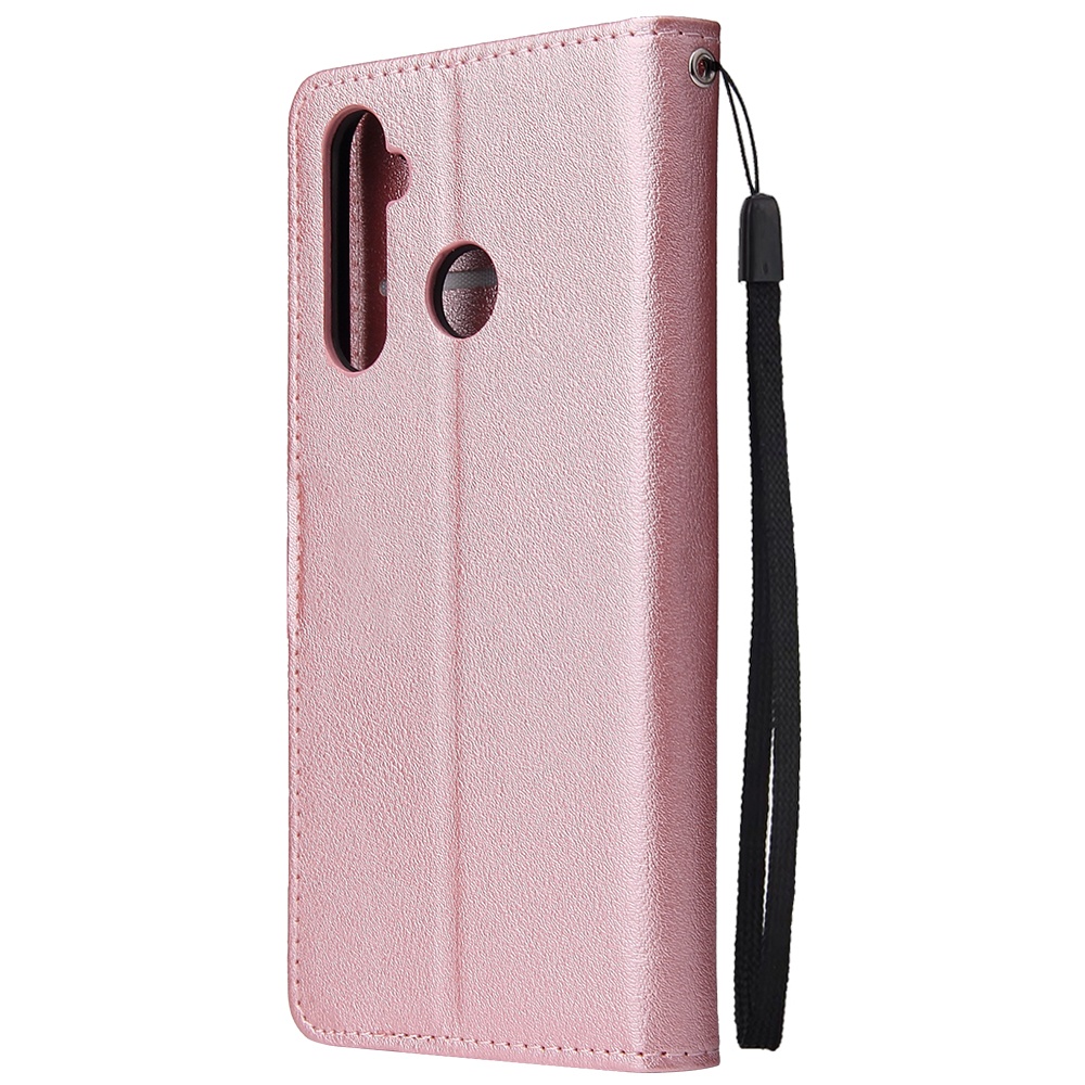 For OPPO Realme 5 Rro Cellphone Cover Buckle Closure Cards Holder Wallet Design Stand Function PU Leather Smart Shell Overall Protection win - Image 2