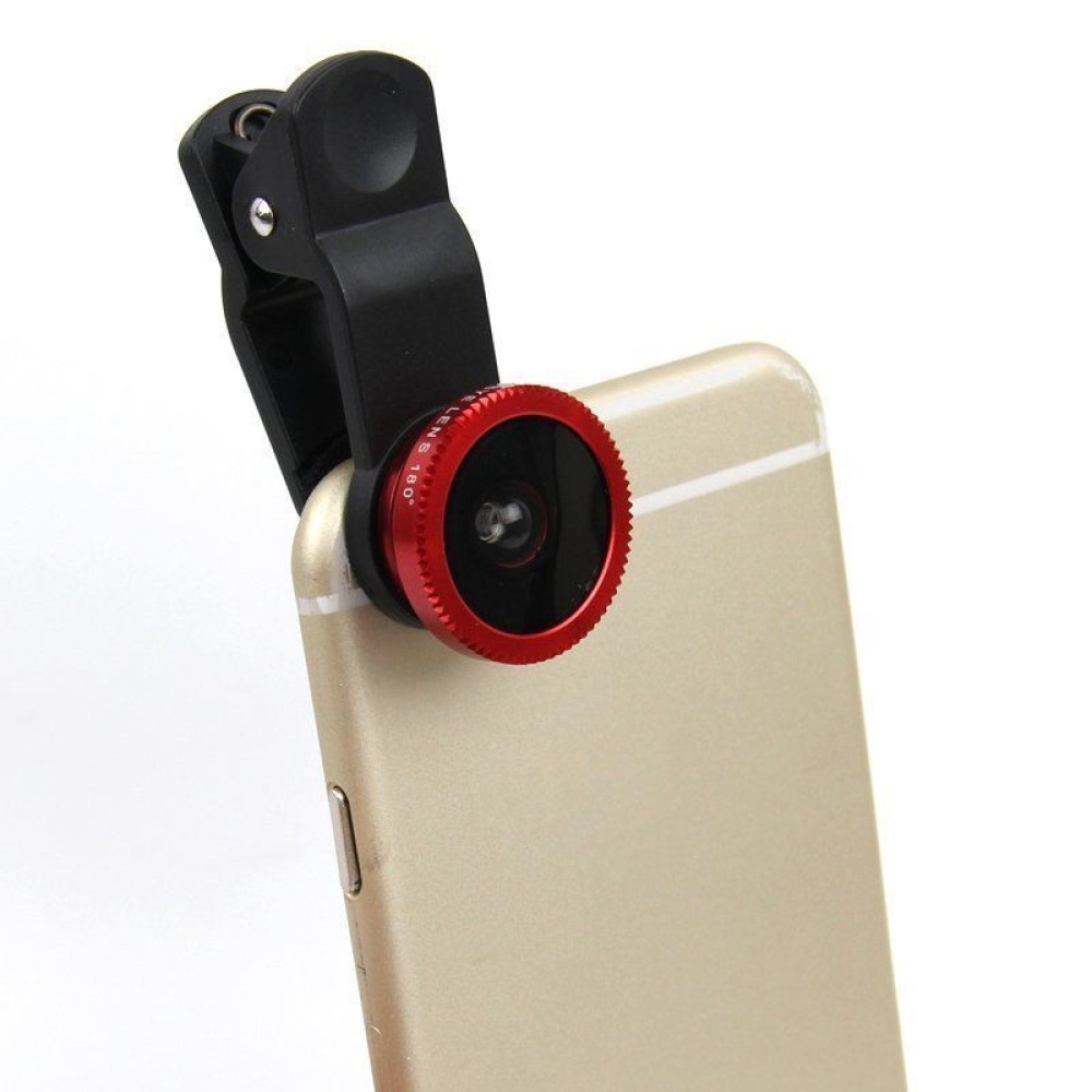 3-In-1 Clip on Cell Phone Camera Lens, 180 Degree Fisheye Lens + 10X Micro +0.67X Wide Angle for Most Smartphones - Image 2