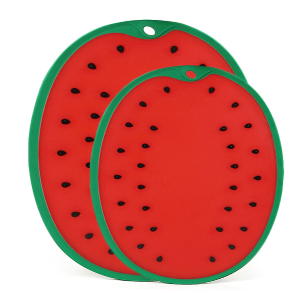 Thicken Watermelon Shape Chopping Board for Home Vegetable Fruit Cutting Meat Mat large - Image 2