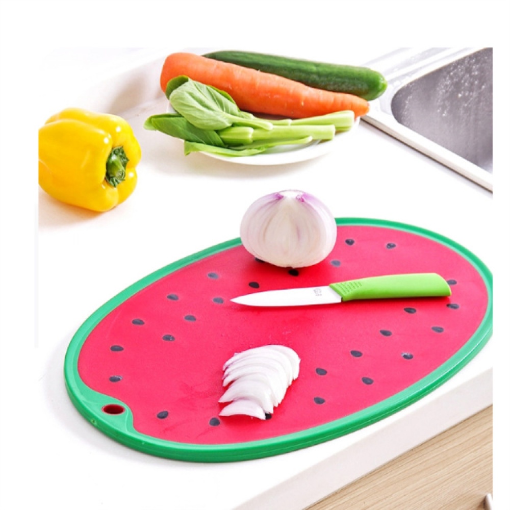 Thicken Watermelon Shape Chopping Board for Home Vegetable Fruit Cutting Meat Mat large - Image 3