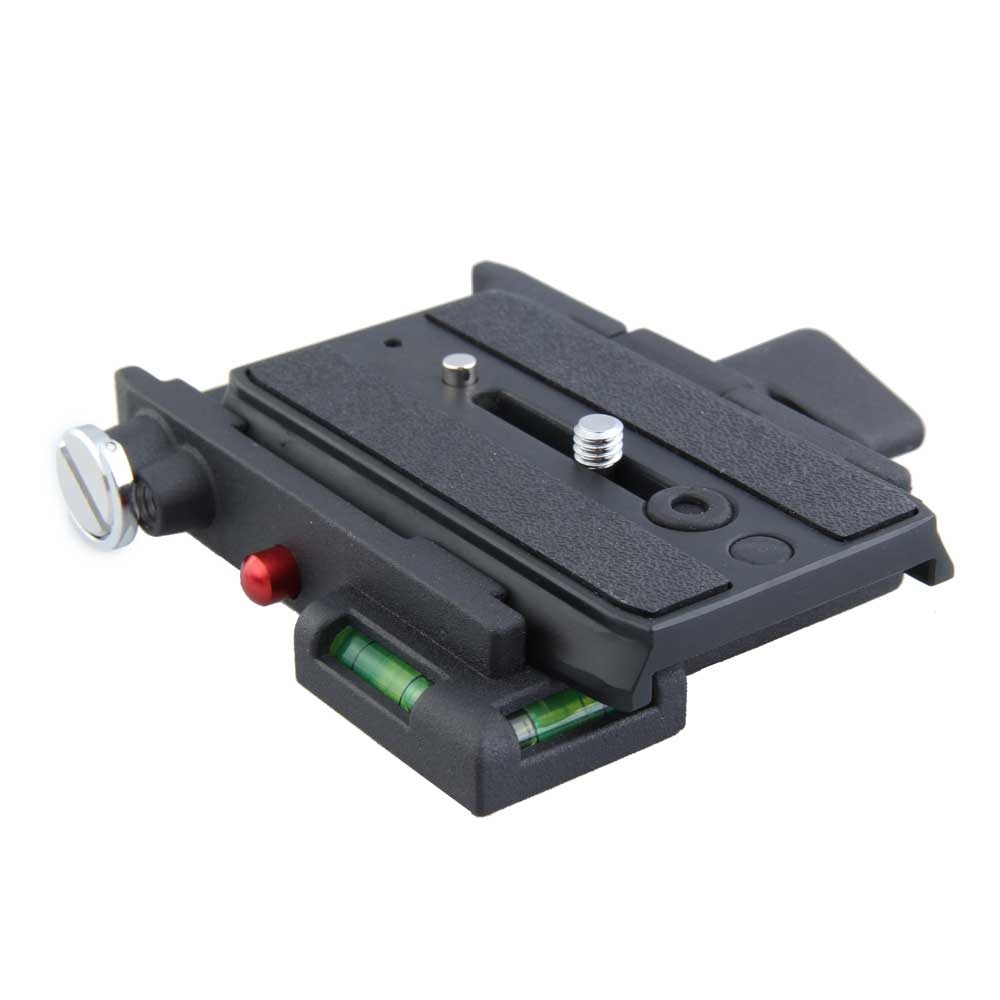 MH621 Quick Release Adapter Converter Plate Set Metal Professional Tripod for Giottos black - Image 2