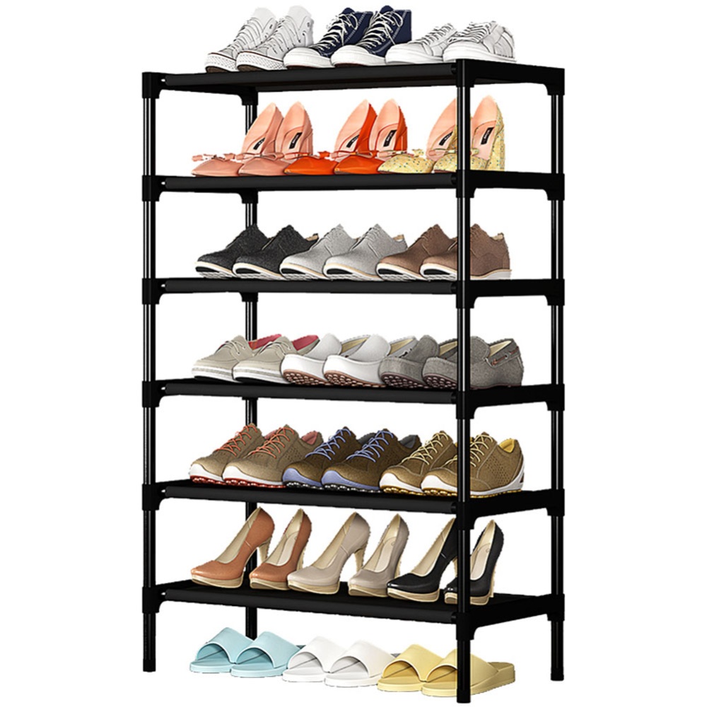 Simple Shoe Cabinet Large Capacity Assembly Modern Rack for Home Storage 41 * 26.5 43.5cm_HBY04BS - Image 2