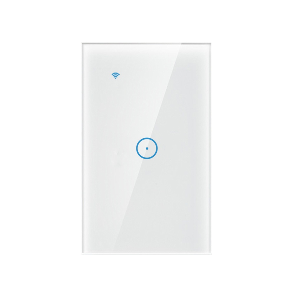 Wifi Intelligent Wall Touch Light Switch for Alexa Google Home IFTTT 1 way