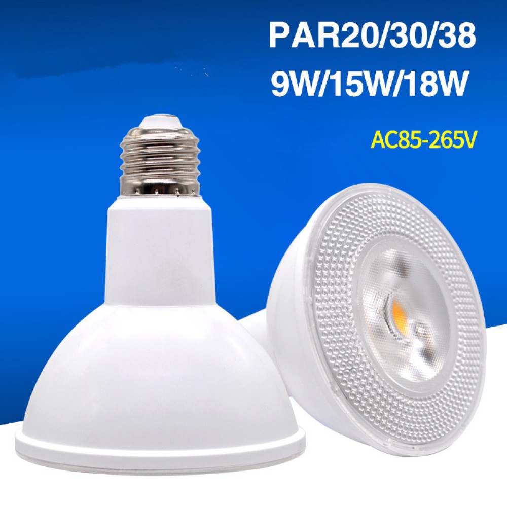 9W/15W/18W AC85-265V E27 LED PAR20 PAR30 PAR38 Bulb Not Dimmed warm light - Image 2