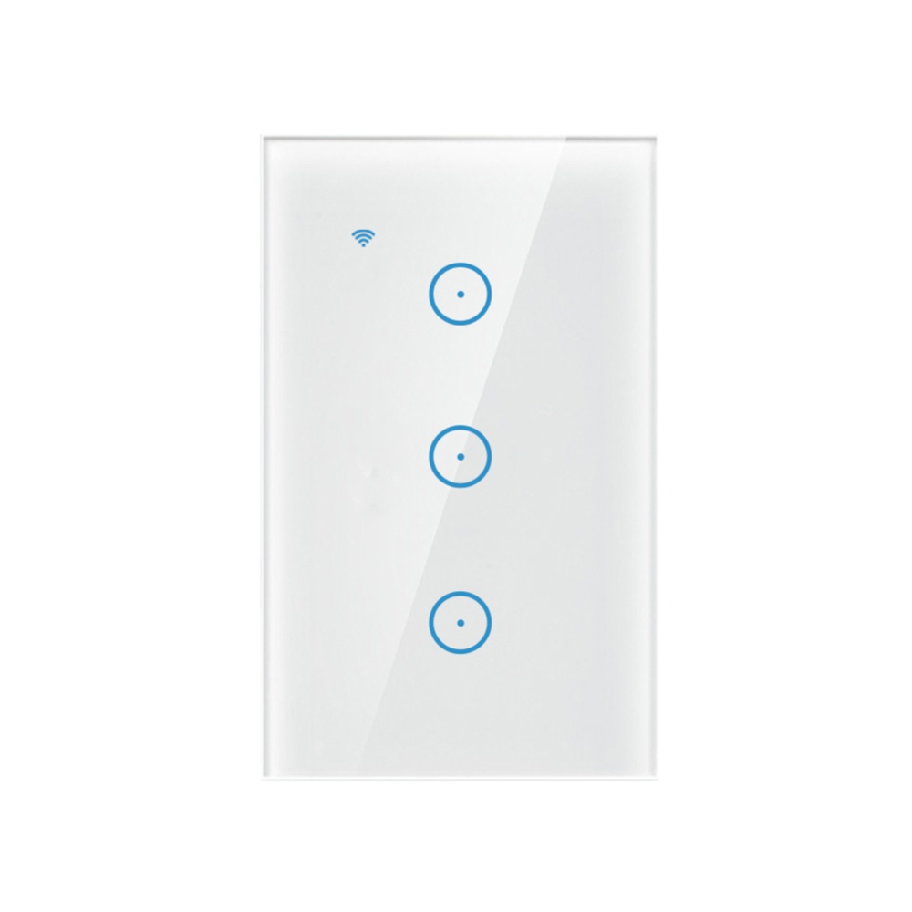 Wifi Intelligent Wall Touch Light Switch for Alexa Google Home IFTTT 3 way
