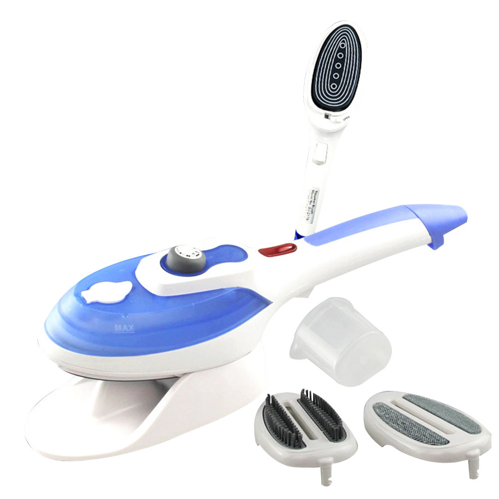Household Vertical Steamer Garment Steamers Irons Brushes Iron for Ironing Clothes Blue - Image 3